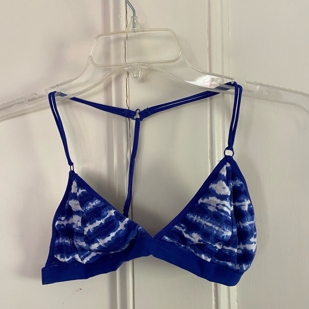 Urban Outfitters Out from Under blue tie-dye bralette